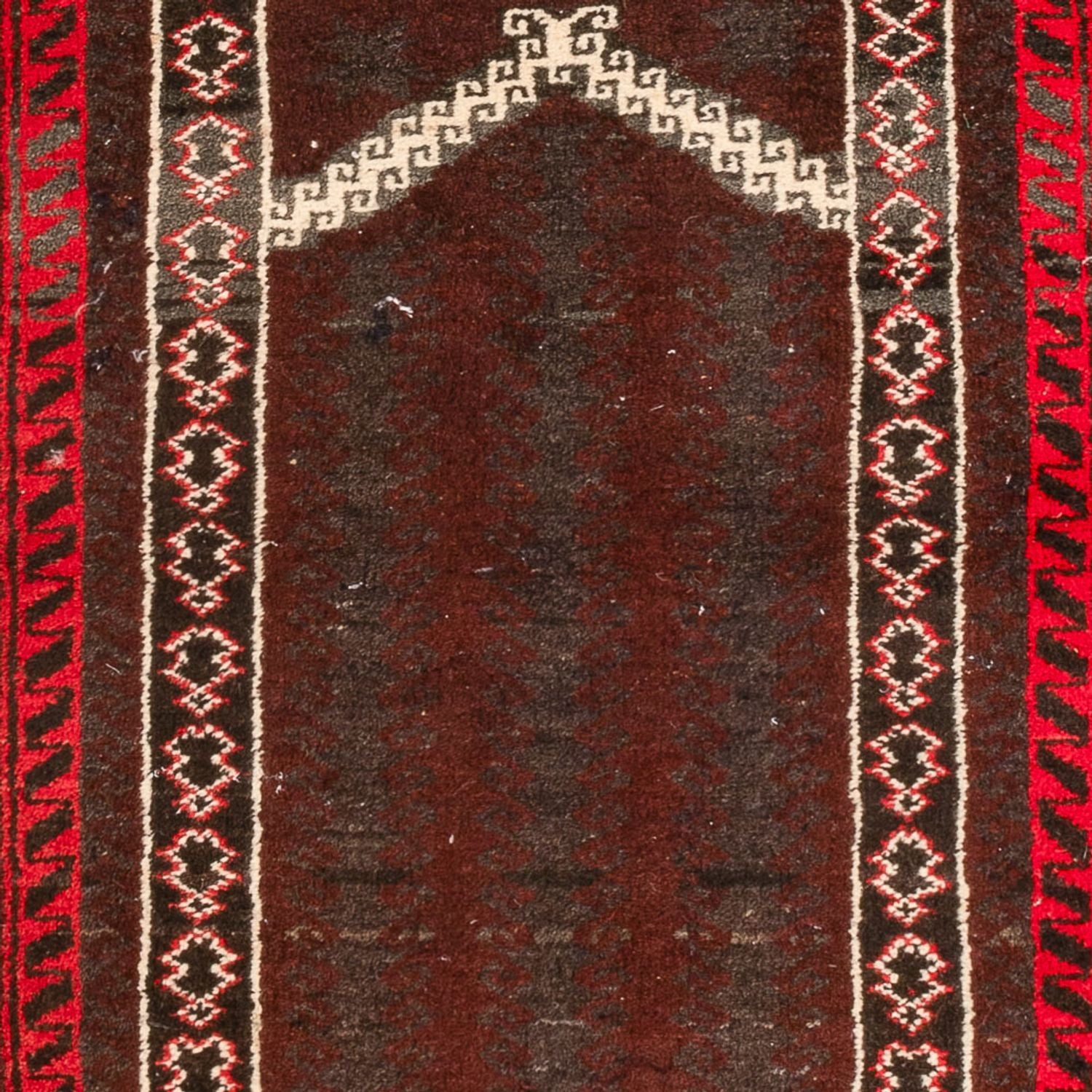 Tappeto Belutsch - 147 x 97 cm - rosso scuro