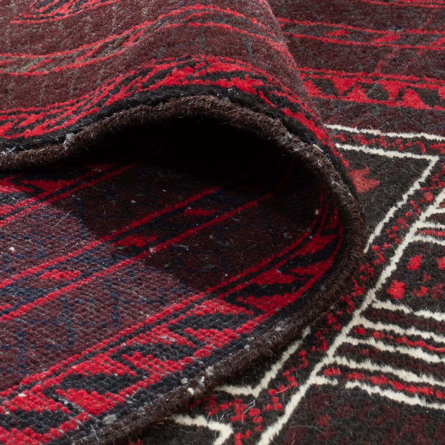 Tappeto Belutsch - 147 x 97 cm - rosso scuro